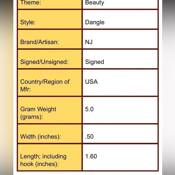 Vintage Navajo MM Rogers Kokopelli Sterling Silver 14kt signed Drop Earrings - Picture 2 of 4